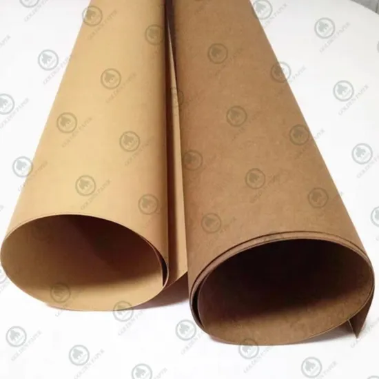 Certificado FSC Marrom Kraft Reciclado Papel de Forro de Teste em Rolo