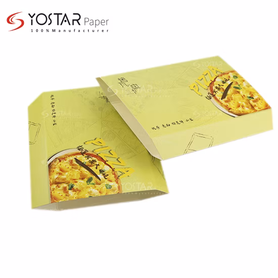 Cartão branco para lancheira bandeja de catering manga de papel