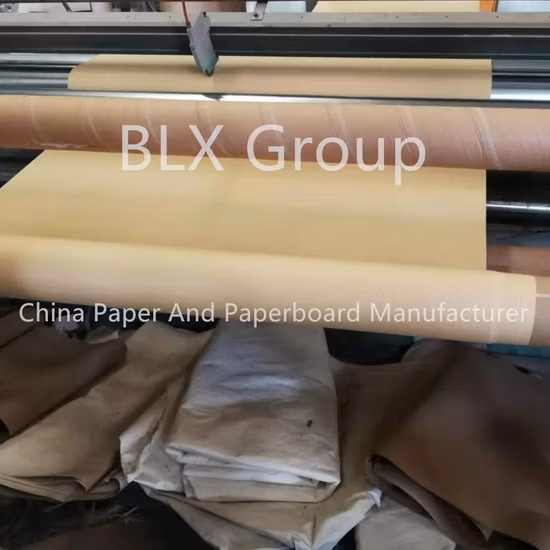 Melhor venda direta da fábrica de papel Kraft em rolo de papel marrom revestido de PE